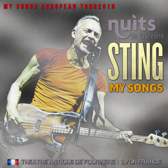 STING 2019 EUROPEAN TOUR JULY 17 LYON H_SBD ( CD )