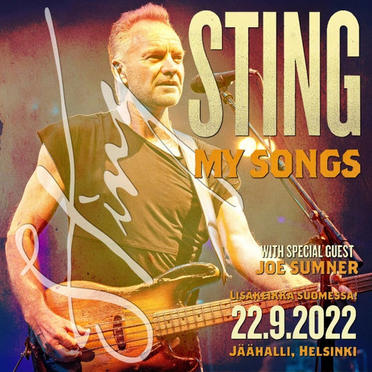 STING 2022 EUROPEAN TOUR SEPTEMBER 22 HELSINKI ( CD )