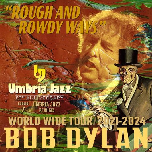 BOB DYLAN 2023 EUROPEAN TOUR JULY 7, ITALIAN PELUSIA ( CD )