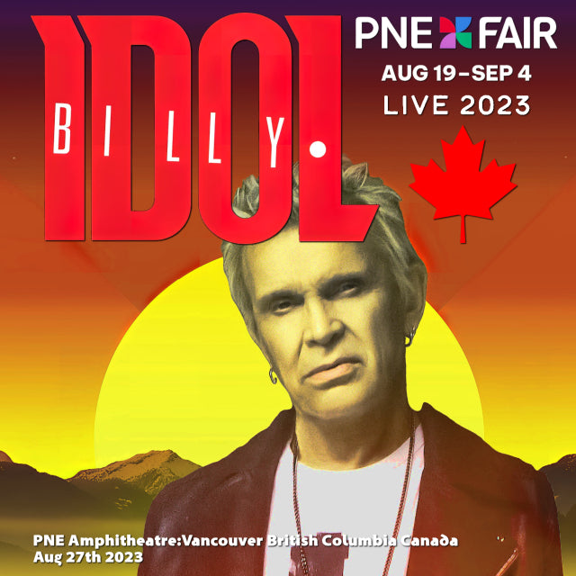 BILLY IDOL 2023 NORTH AMERICAN TOUR AUGUST 27 VANCOUVER H_SBD+BONUS ( CD )