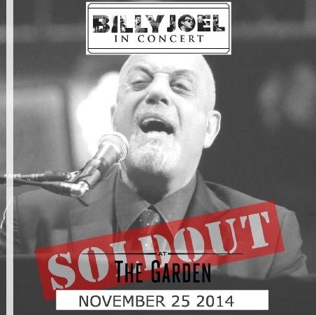 VILLY JOEL INN NEW YORK NOVEMBER 25, 2014 MSG ( CD )