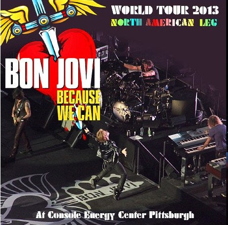 BON JOVI 2013 WORLD TOUR FEBRUARY 21 PITTSBURG ( CD )