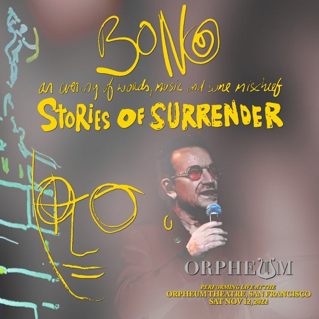 BONO -STORIES OF SURRENDER TOUR 2022 NOVEMBER 12 SAN FRANCISCO COMPLETE EDITION H_SBD ( CD )