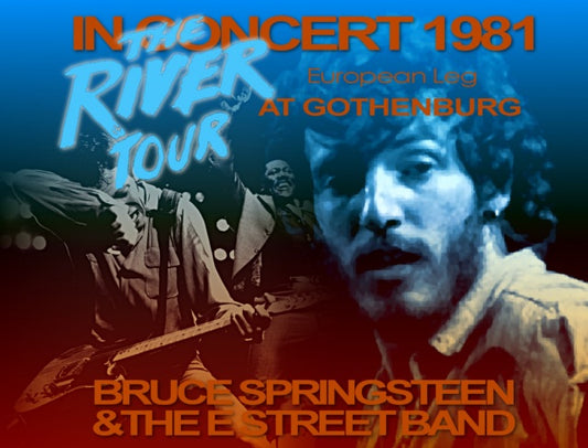 BRUCE SPRING STEEN 1981 EUROPEAN TOUR MAY 3 YOTIVOLI THE RIVER ( CD )