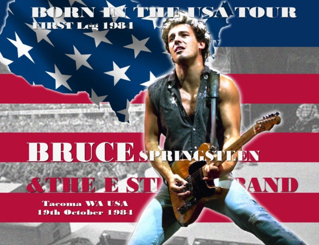 BRUCE SPRING STEEN 1984 USA TOUR OCTOBER 19 BORN IN THE U.S.A. ( CD )