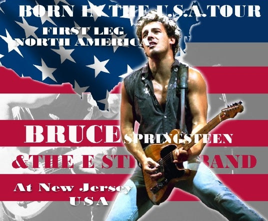 BRUCE SPRINGSTEEN 1984 AMERICAN TOUR AUGUST 5 BORN IN THE U.S.A. ( CD )