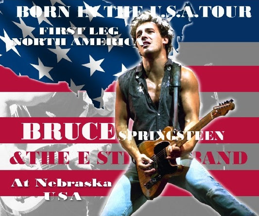 BRUCE SPRINGSTEEN 1984 US TOUR NOVEMBER 18 NEBRASKA BORN IN THE U.S.A. ( CD )