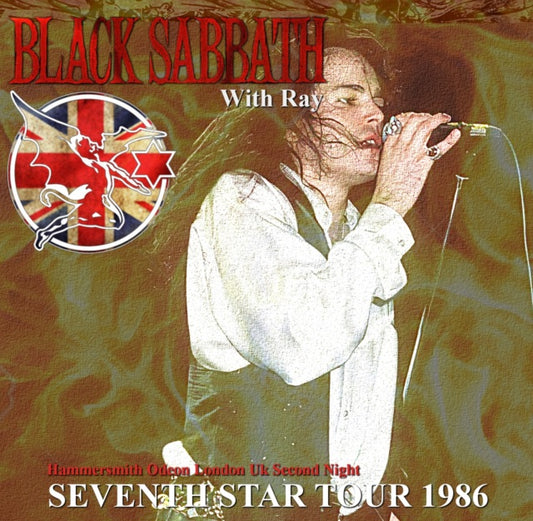 BLACK SABATH W REI GILLAN 1986 EUROPEAN TOUR JUNE 2 LONDON ( CD )