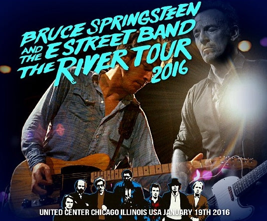 BRUCE SPRINGSTEEN 2016 THE RIVER TOUR JANUARY 19 CHICAGO ( CD )