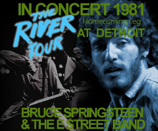 BRUCE SPRINGSTEEN 1981 AMERICAN TOUR AUGUST 12 THE RIVER ( CD )