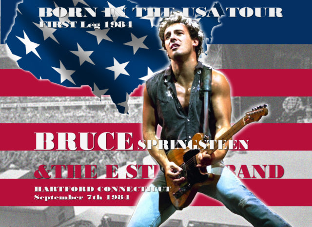 BRUCE SPRINGSTEEN 1984 USA TOUR SEPTEMBER 7 BORN IN THE U.S.A. ( CD )