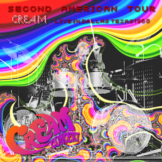 CREAM 1968 SECOND AMERICAN TOUR OCTOBER 25 DALLAS SBD ( CD )