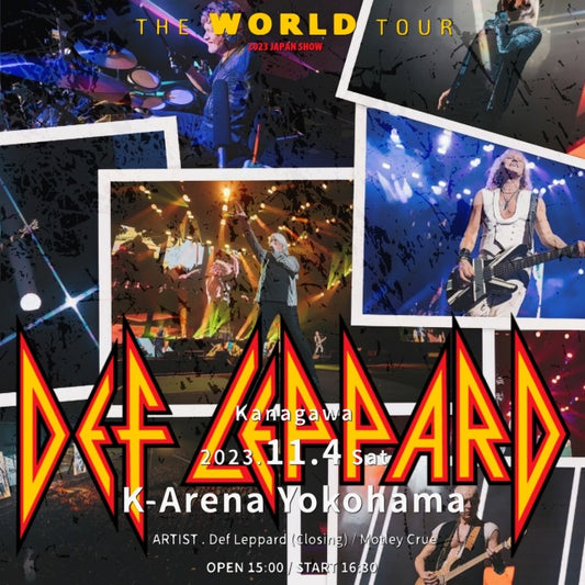 DEF LEPPARD 2023 JAPAN PERFORMANCE NOVEMBER 4 YOKOHAMA H_SBD ( CD )