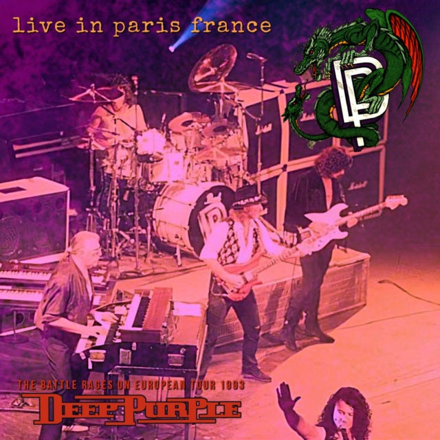 DEEP PURPLE 1993 EUROPEAN TOUR OCTOBER 19 FRANCE THE BATTLE RAGES ON SBD ( CD )