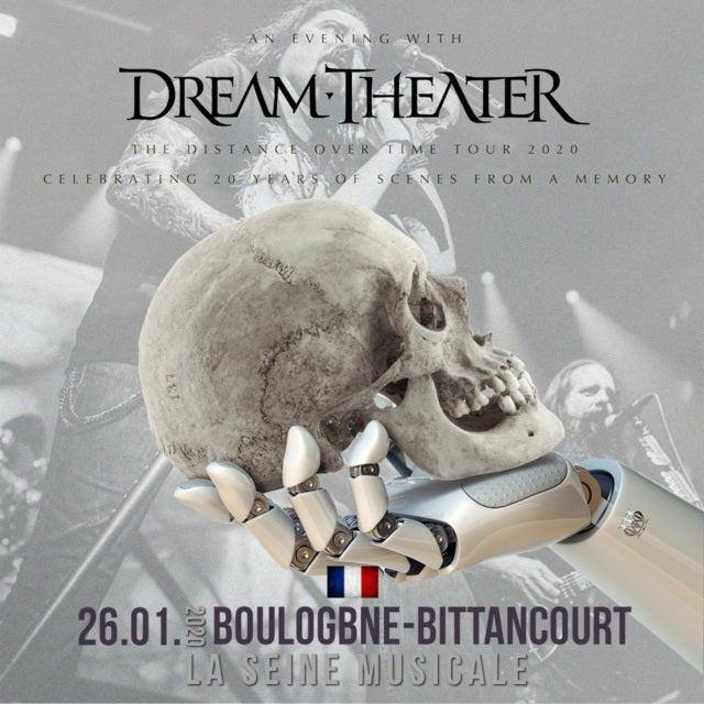 DREAM THEATER 2020 EUROPEAN TOUR JANUARY 26 FRANCE ( CD )