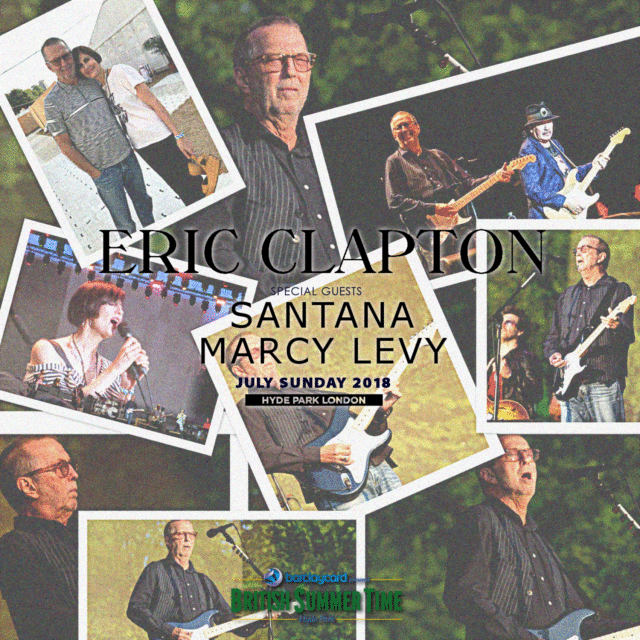 ERIC CLAPTON JULY 8, 2018 LONDON HYDE PARK ( CD )