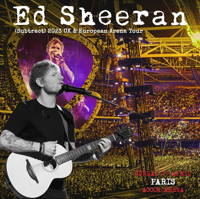 ED SHEERAN 2023 UK TOUR APRIL 2 PARIS H_SBDIEM+BONUS ( CD )