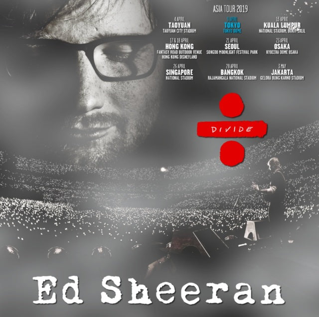 ED SHEERAN 2019 JAPAN PERFORMANCE APRIL 9 TOKYO DOME ( CD )