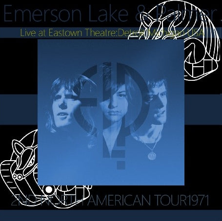 EMERSON LAKE & PALMER 71 -YEAR US TOUR NOVEMBER 15 DETROIT TARKUS ( CD )