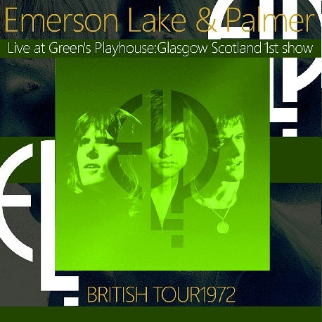 EMERSON LAKE & PALMER 1972 EUROPEAN TOUR NOVEMBER 17, SCOTLAND 1STSHOWTRILOGY ( CD )