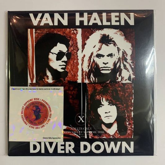 VAN HALEN - UNRELEASED ALTERNATE DIVER DOWN ACETATE LP ( CD )