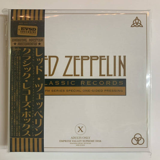 LED ZEPPELIN - CLASSIC RECORDS BOX -45RPM SERIES SPECIAL ONE-SIDED PRESSING ( 12CD BOX SET )