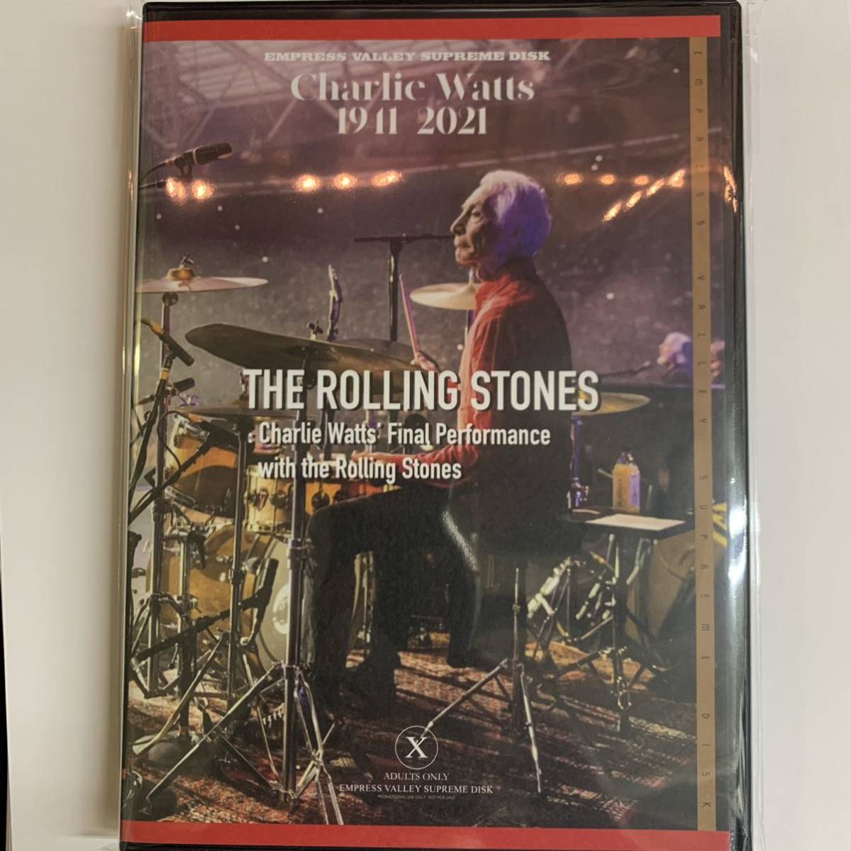 THE ROLLING STONES - LAST LIVE - CHARLIE WATTS FINAL PERFORMANCE DVD ( CD ) 