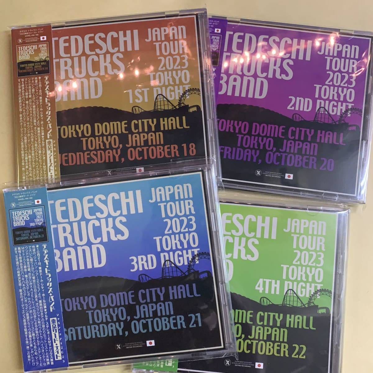 TEDESCHI TRUCKS BAND - TOKYO 4DAYS COMPLETE SET ( CD )