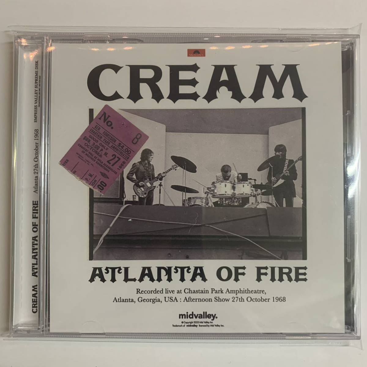 CREAM - ATLANTA OF FIRE ( CD )