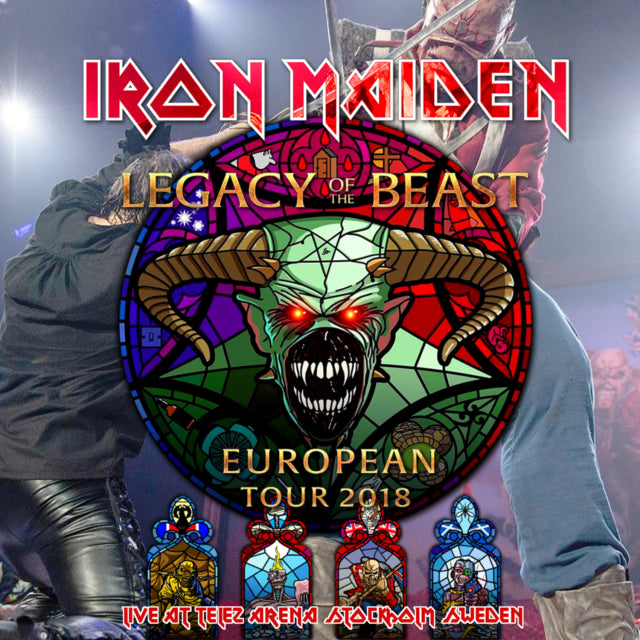 IRON MAIDEN 2018 EUROPEAN TOUR JUNE 1ST STOCKHOLM ( CD )