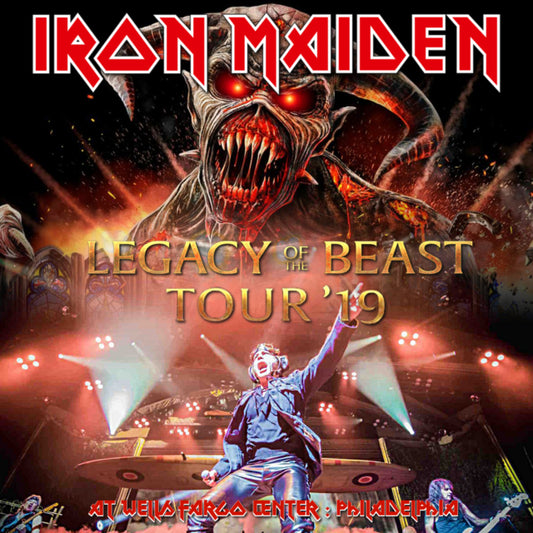 IRON MAIDEN 2019 WORLD TOUR JULY 30TH FILADELPHIA ( CD )