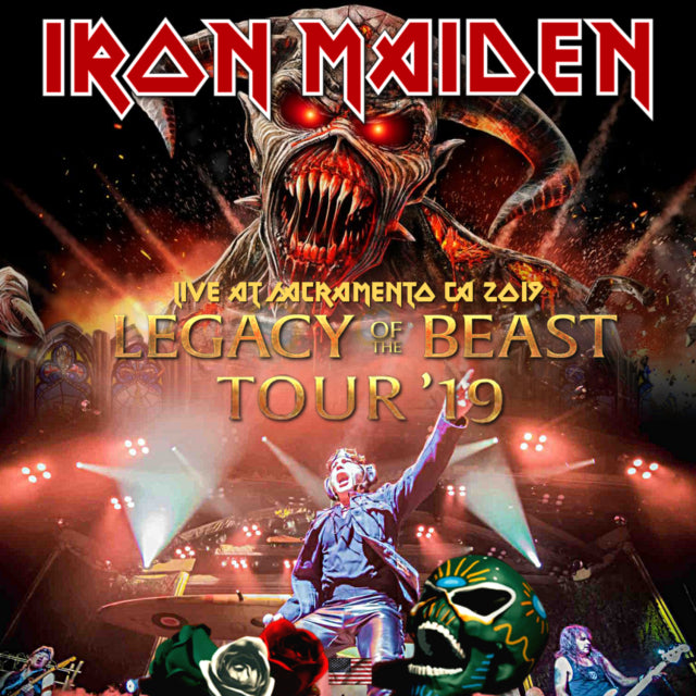 IRON MAIDEN 2019 US TOUR SEPTEMBER 9 CALIFORNIA+BONUS H_SBD ( CD )