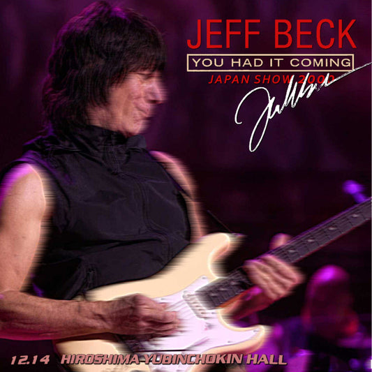 JEFFBECK 2000 JAPAN PERFORMANCE DECEMBER 14TH HIROSHIMA + BONUS ( CD )