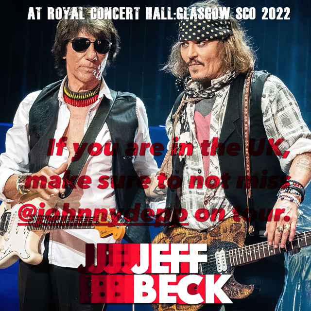 JEFFBECK W JOHNNY DEPP 2022 SKOTLAND+BONUS ( CD )