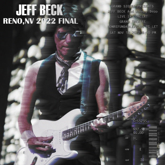 JEFFBECK 2022 US TOUR NOVEMBER 12 NEVADA RENO LAST SHOW+BONUS ( CD )