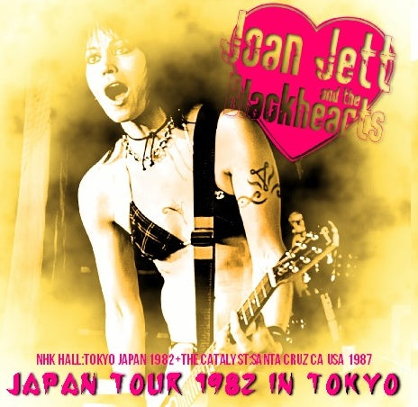 JOAN JET 1982 JAPAN PERFORMANCE DECEMBER 4 TOKYO SBD + 87 USA TOUR ( CD )