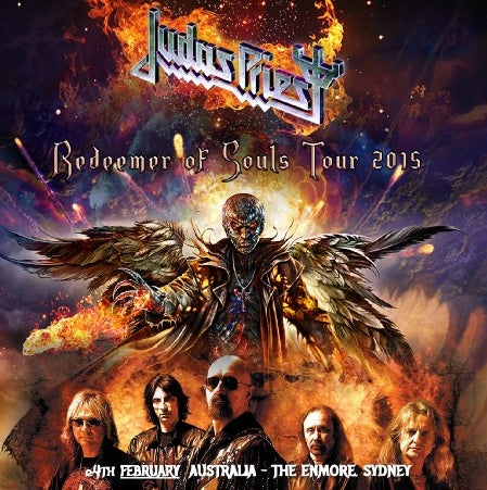 JUDAS PRIEST 2015 AUSTRALIAN TOUR FEBRUARY 24 SYDNEY ( CD )