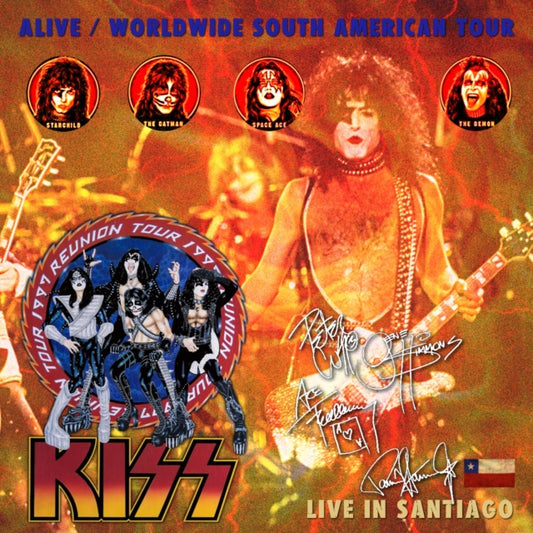 KISS 1997 RENEWED SOUTH AMERICAN PERFORMANCE MARCH 11 CHILE SBD ( CD )