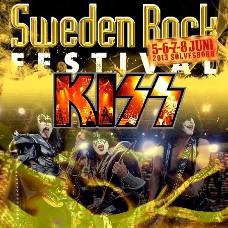 KISS 2013 EUROPEAN TOUR JUNE 6 SWEDEN ROCK FESTIVAL ( CD )