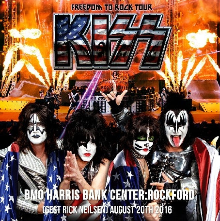 KISS 2016 AMERICAN TOUR AUGUST 20 ROCKFORD RICK NEILSEN ( CD )