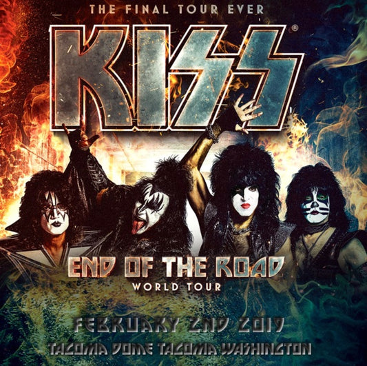 KISS 2019 END OF THE ROAD TOUR FEBRUARY 2 WASHINGTON TAKOMA ( CD )