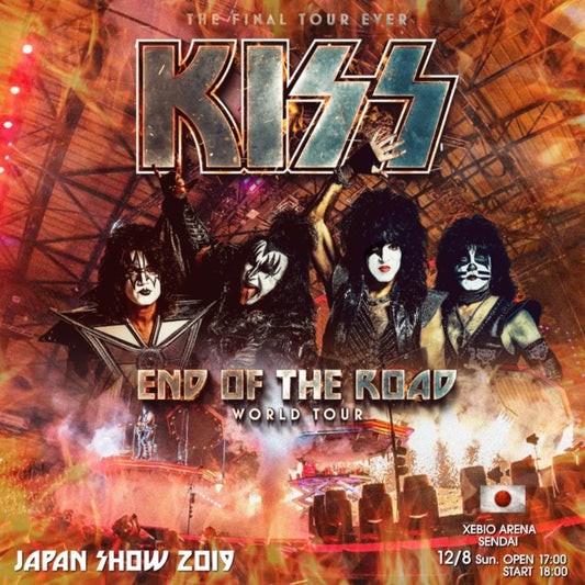 KISS'S 2019 JAPAN PERFORMANCE FIRST DAY DECEMBER 8 SENDAI ( CD )