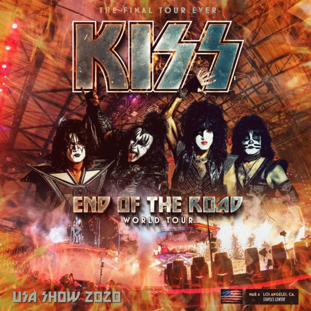 KISS 2020 USA TOUR MARCH 4 LOS ANZELS ( CD )