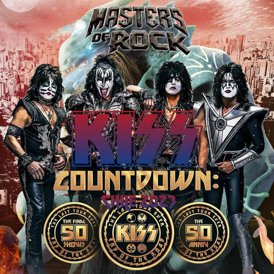 KISS 2023 SOUTH AMERICAN TOUR THE LAST DAY APRIL 30 CHILE+BONUS ( CD )