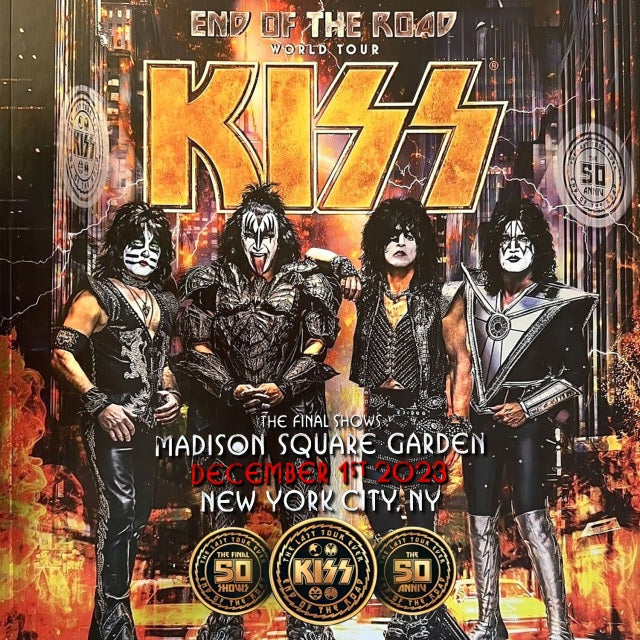 KISS 2023 LAST PERFORMANCE DECEMBER 1ST NY MSG ( CD )