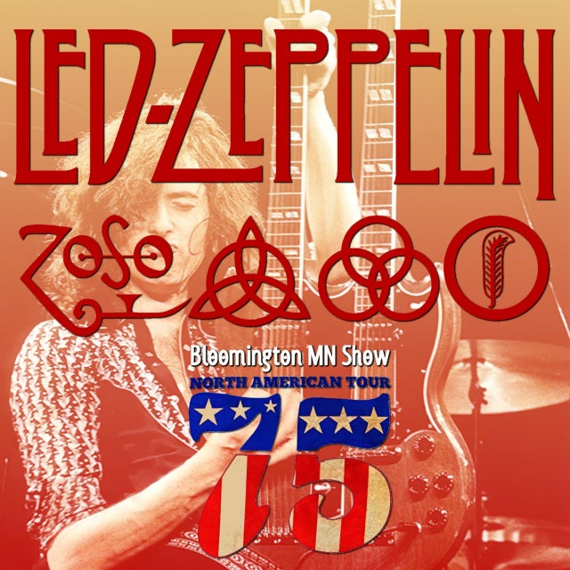 LED ZEPPELIN 1975 NORTH AMERICAN TOUR FIRST DAY JANUARY 18 BLOOMINGTON COMPLETE EDITION SBD ( CD )