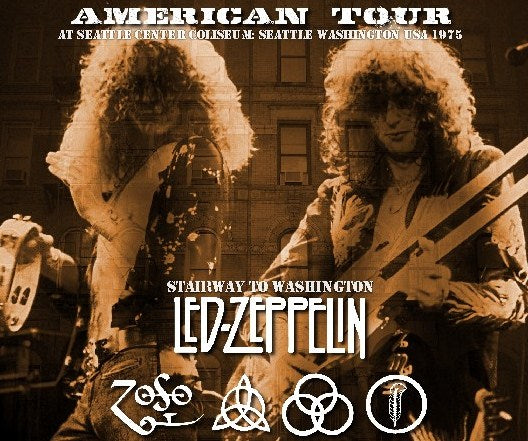 RED ZEPPELIN 1975 AMERICAN TOUR MARCH 17 SEATTLE+JAPAN ( CD )