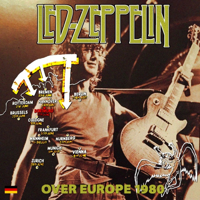 LED ZEPPELIN --TOUR OVER EUROPE 1980 FIRST DAY JUNE 17 DORTMUND+BONUS ( CD )