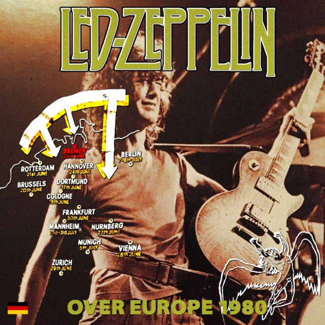 LED ZEPPELIN --TOUR OVER EUROPE 1980 5TH JUNE 23 BREMEN+BONUS ( CD )