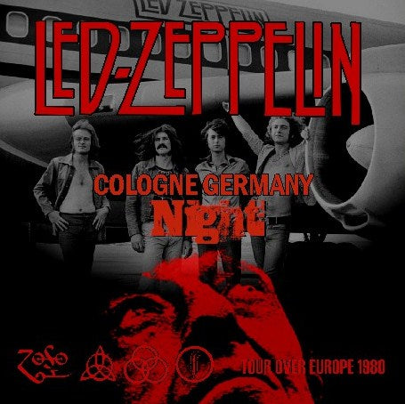 RED ZEPPELIN 1980 EUROPEAN TOUR 2ND JUNE 18 COLOGNE ( CD )